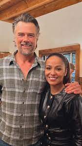 Meta Golding | This is a picture of my first day shooting on Ransom Canyon  with the extraordinary @joshduhamel he had me laughing because I had 4  inch... | Instagram