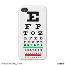 Eye Exam Chart Case For Iphone 4 Eye Charts Iphone Case