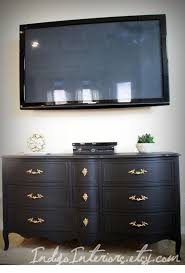 Black French Provincial Dresser Tv Stand By Indigointeriors Dresser Tv Stand Diy Furniture Tv Stand Refurbished Furniture