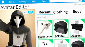 MAKING SCP 049 a ROBLOX ACCOUNT (Plague Doctor) - YouTube