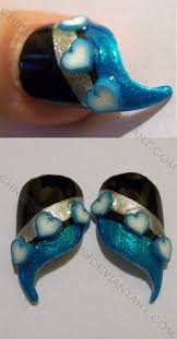 Joel schlessinger, md, board certified dermatologist and cosmetic surgeon with a private practice in omaha, ne. Black And Blue Nails An Embellished Nail Manicure Nail Painting On Cut Out Keep