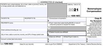 Form 1099 is a type of information return; What Is Form 1099 Nec