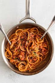Bucatini All Amatriciana Recipe All Amatriciana Pasta Dishes Easy Pasta