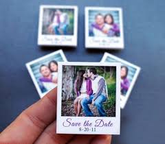Save The Dates Mini Polaroid Magnets Wedding Saving Save The Date Mini Polaroid