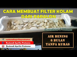 Cara Membuat Filter Kolam Dari Paralon Sederhana Mudah 6 Bulan Tanpa Kuras Air Bening Youtube