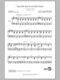 However, you may not distribute additional copies to friends and fellow teachers. Take Me Out To The Ball Game 3 Part Mixed Choir Print Sheet Music