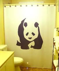 Panda Shower Curtain Bear Bathroom Decor Extra Long Fabric Shower Curtains 84 90 96 Inch Custom Stall Size 36 54 78 With Images Bear Bathroom Decor Novelty Shower Curtains Kid Bathroom Decor