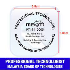 Mbot malaysia board of technologist logo vector. Malaysia Board Of Technologist Stamp Chop Professional Technologist Certified Technician Mbot Stamp Chop Shopee Malaysia