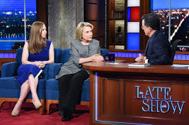Though, she is 5′ 6″ in feet and inches and 167 cm in centimetres tall, she weighs about 132 lbs in pound and 60 kg in kilograms. Lock Him Up Chant Erupts As Hillary Clinton Talks Trump Impeachment On Colbert Vanity Fair
