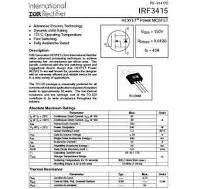 3415 MOSFET: P-Ch, 20V, 5.6A. Full datasheet with pinout ...