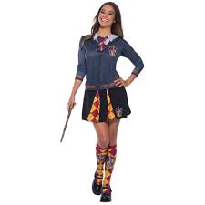 ↑ 1 2 hermione granger (англ.). Hermione Granger Ladies Gryffindor Uniform Adults 4 Piece Costume Set Top Skirt Socks Wand Costume Sets From A2z Fancy Dress Uk