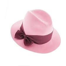 Mademoiselle Slassi La Vie En Rose Fedora Girly Accessories Pink Hat Fedora
