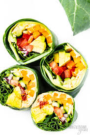 I'm walking you through the simple steps to blanche them perfectly! Mediterranean Keto Collard Green Wraps Recipe Wholesome Yum