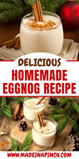 Best Homemade Non Alcoholic Eggnog Made In A Pinch Recipe In 2020 Eggnog Recipe Homemade Classic Eggnog Recipe Homemade Eggnog