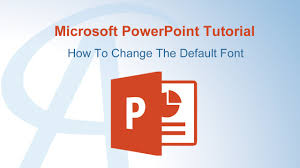 How to change the default font in powerpoint. How To Change The Default Font In Powerpoint Youtube