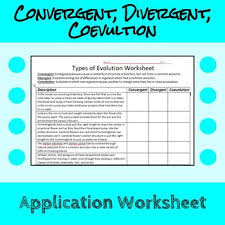Types of evolution worksheet answer key #evolutiontest #getready pic.twitter.com/r50my4tk8r. Students Must Identify Examples As Either Convergent Evolution Divergent Evolution Or Coevolution Convergent Evolution Divergent Evolution