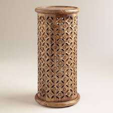 Statue Of Tall Accent Table A Stylish Item For Utilizing The Empty Space Accent Table Tall Accent Table Carved Table