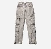 ONLY THE BLIND - Silver Rock Denim Cargo Jeans