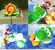 Collect 120 stars to see an alternate ending cutscene with rosalina reading to . Supper Mario Broth On Twitter In Super Mario Galaxy 2 If Yoshi Stands Very Close To The Large Fruit In Yoshi Star Galaxy When Eating It Top Left He Can Jump Into