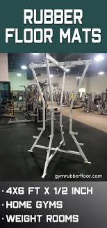 Gym Rubber Floor Mat 4x6 Ft X 1 2 Inch Black Workout Room Flooring Gym Flooring Rubber Rubber Flooring