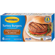 If you have a small number of people to feed on thanksgiving or you're just looking to cook up. Original Seasoned Frozen Turkey Burgers Butterball