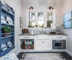Darien beach house beach style kitchen, bridgeport photos by sequined asphault studio (via: Anna Maria Beach House Rental Spacious Beach Home Tour Coastal Living Kitchen Beach Dining Room Kitchen Decor