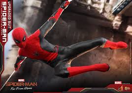 Black And Silver Spiderman Suit Spider Man Far From Home 1 6 Scale Upgraded Suit Spider Man Figure Official Images And Details Spiderman Hot Toys Man