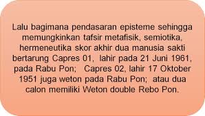 Adapun weton dengan jumlah neptu 11 dan 16 yaitu rabu pahing, sabtu pon, kamis kliwon, selasa kliwon. Metafisik Rebo Pahing 17 April Dan Pemilu 3 Halaman 1 Kompasiana Com