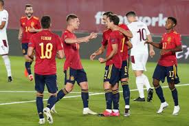 In the game fifa 21 his overall rating is 81. 90plus Spain S Jose Gaya Ferran Torres Dani Olmo Mikel Merino Mikel Oyarzabal And Ansu Fati Celebrate Goal During Uefa Nati Fussball International Serios Kompakt