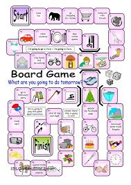 Games to practice english pronunciation, phonetics esl games world is the ultimate english learning fun lab with lots of interactive exercises for teachers. Board Game What Are You Going To Do Tomorrow Esl Board Games Board Games English Games