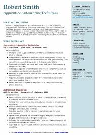 Universal technical institute graduate having a cover letter (cv) is also critical when applying for most jobs. Automotive Technician Resume