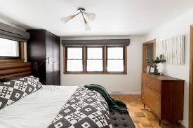 With oriental inspired furnishings and a neutral color scheme, you can bring hotel style luxury into your own. Modern Master Bedroom With Wardrobes Bright Green Door
