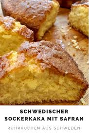 Eine unerhört köstliche interpretation der schwedischen zimtschnecke („kanelbullar). Schwedischer Sockerkaka Mit Safran Rezept Fur Leckeren Ruhrkuchen Aus Schweden Ganz Normale Mama