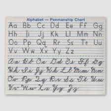 Cursive Handwriting Chart Hand Writing