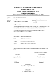 Surat undangan dibuat banyak tidak hanya untuk satu orang. Surat Undangan Pangkalan Bemban