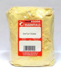 Gram flour is made from chickpeas. Chickpea Gram Flour From Real Foods Buy Bulk Wholesale Online