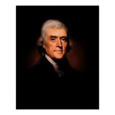 Thomas Jefferson Portrait By Rembrandt Peale Poster Zazzle Com Portrait Presidential Portraits Thomas Jefferson
