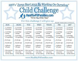 Healthy Fit Families Fitness Blog 2012 Challenge Kids Fitness Challenge Kids Health Exercise For Kids