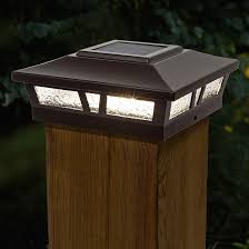 Oxford 6 X6 Brown Aluminum Outdoor Led Solar Post Cap 76y01 Lamps Plus In 2020 Solar Post Caps Solar Post Lights Post Cap