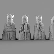 3d Printable The Lewis Chessmen At The National Museum Of Scotland By Scan The World