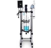 USA Lab 5L Single Jacketed Glass Reactor (Optional ETL, Explosion Proof &  Pneumatic Mixers)