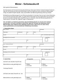 Selbstauskunft ohnehin abgeben um eine chance zu haben, die wohnung zu bekommen. Mieter Selbstauskunft Pdf Dokument 0 1 Mb