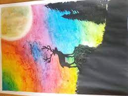 Das malen mit pastellkreide eignet sich zum beispiel sehr gut dazu die malerei mit pastellkreide ist jedoch etwas anderes und verlangt ein gewisses maß an vorbereitung. Womit Am Besten Olpastellkreide Verwischen Kunst Zeichnen Malen