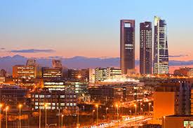 Webcam (with image archive) in madrid, spain. Madrid Skyline At Dusk By Fernandoah