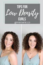 Friese explains that the terms thickness and fineness actually refer to the diameter of each strand, whereas thin hair refers to how many hairs. Tips For Low Density Thin Curls And Fine Hair Wash Day Routine Gena Marie
