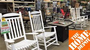 The www.familyleisure.com gives free shipping on all since its almost the summer season many retailers such as the home depot, lowe's and sears have clearance sales on patio bar sets and many. Home Depot Patio Furniture Outdoor Home Decor Clearance Shop With Me Shopping Store Walk Thorugh Youtube