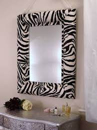 Small Zebra Mirror Decoracion Cebra Decoracion Espejos Pared Decoracion De Muebles