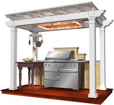 outdoor kitchen pergola, garden