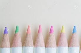 Colored pencils can be sharpened to a fine tip to create intricate details for fur. Education Coloring Or Art Concept As Cute Pastel Color Pencils Stock Photo Picture And Royalty Free Image Image 93393472