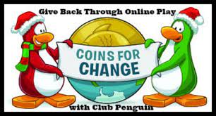 Donate to coins for change 2013! Club Penguin S Coins For Change Is Way For Kids To Give Back Through Online Play Tech Savvy Mama